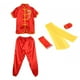 thumbnail image 4 of Traje tradicional chino de Wushu, ropa de ejercicio Wing Chun, uniforme Tai, Kung Fu rojo 120, 4 of 9