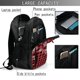 thumbnail image 4 of Balery Red Buffalo Plaid Mochila con carga USB para hombre y mujer - Mochila impermeable y antirrobo para laptop con puerto USB para viajes, trabajo, 4 of 7