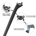 thumbnail image 4 of Carbon Fiber Seatpost Clamping Base Cover Accessories Mountain Road, 4 of 5