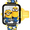 Multicolor, variant on Illumination Despicable Me Minions Unisex Child Multicolor Case and Band LCD Projector Watch, DMF4059WM