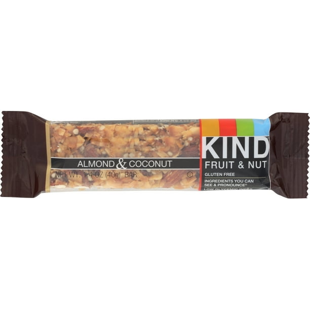 Kind Bar, All Natural Gluten Free, Almond & Coconut Bars, 1.4 Oz, 12 Ct
