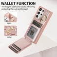 thumbnail image 5 of ELEHOLD for Samsung Galaxy S20+ Crossbody Wallet Case with Card Holder Soft PU Leather Shockproof Protective Cover with Shoulder Strap for Women Girls for Samsung Galaxy S20+,rosegold, 5 of 8