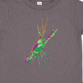 thumbnail image 4 of Inktastic Mardi Gras Crayfish Artsy Boys or Girls Toddler T-Shirt, 4 of 5