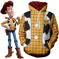 thumbnail image 3 of Sudadera con capucha vaquera para hombre con estampado 3D de Buzz Lightyear de Disney Toy Story, sudadera holgada informal para deportes al aire libre para hombre, 3 of 4