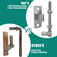 thumbnail image 5 of Heavy Duty J Bolt Gate Hinge, 304 Stainless Steel Gate Hinge, One-Piece Heavy Du, 5 of 5