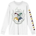 thumbnail image 2 of Juniors' Harry Potter Hogwarts Long Sleeve T-Shirt-L, 2 of 2
