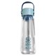 thumbnail image 1 of Botellas de agua portátiles a prueba de fugas de gran capacidad para deportes, taza de agua para gimnasio (cian) Likrtyny Libre de BPA, 1 of 8