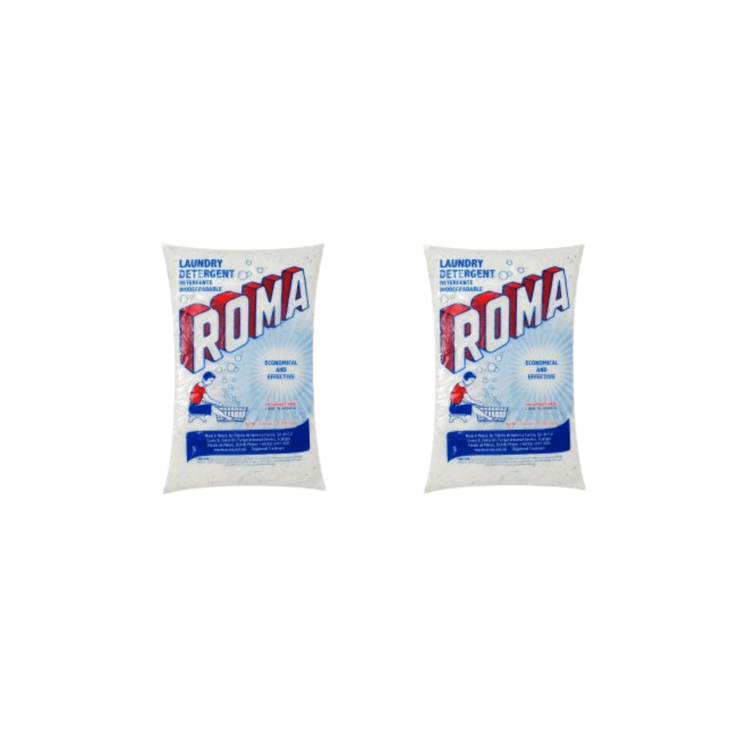Roma Powder Laundry Detergent, Biodegradable,( 6 X 0.55 lb) 6 Pack