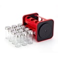 thumbnail image 4 of facefd Kitchen Rotary Seasoning Jar Stainless Steel Salt Pot Glass Kitchen Supplies Box, 4 of 8