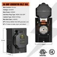 thumbnail image 6 of SPEEDWOW 50 FT 50 Amp RV Extension Cord, 125/250V Heavy Duty Extension Cord with Generator Inlet Box, 6/3+8/1 Gauge STW ETL Listed, NEMA 14-50P to SS2-50R, Waterproof Power Cord for RV Outdoor Home, 6 of 12