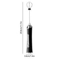 thumbnail image 3 of Milk Frother Handheld Coffee Frother, Electric Milk Admixer, Portable USB Rechargeable Immersion Mixer with Stainless Steel Whisk, Ergonomic Handle, Multi-Speed Settings, 3 of 8