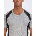 thumbnail image 4 of Real Essentials 5 Pack: Men’s V-Neck Dry-Fit Moisture Wicking Active Athletic Tech Performance T-Shirt, 4 of 7