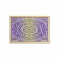 thumbnail image 1 of Yellow and Purple Wall Art with Frame, Mandala Ombre East Tradition Deep Mystic Magic in Cosmos Psychic Image, Printed Fabric Poster for Bathroom Living Room, 35" x 23", Violet, by Ambesonne, 1 of 2