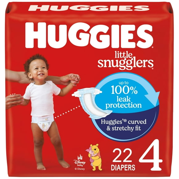 Pañales HUGGIES Little Snugglers talla 4 (10-16 kg) 22 unidades