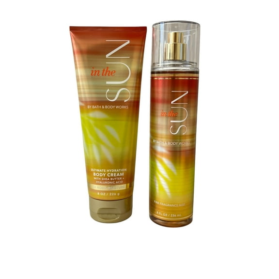 Bath & Body Works In The Sun Mist & Body Cream Set