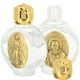 thumbnail image 3 of FELTECHELECTR 2 botellas de agua rellenables, botellas de agua bendita, frascos de aceite esencial para bautizo, patrón aleatorio, 3 of 4