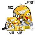thumbnail image 1 of Shovelware Brain Game Roblox bolso escolar estampado de tres piezas, mochila para estudiantes, bolso de hombro, estuche para lápices, cremallera, hombros, regalo, nuevo, 1 of 4