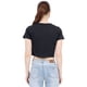 thumbnail image 3 of Playera Crop Básica Manga Corta Para Mujer Quarry Color Negro, 3 of 4
