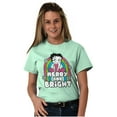 thumbnail image 3 of Betty Boop Snowflake Merry Bright Women's Graphic T Shirt Tees Brisco Brands S, 3 of 6