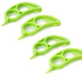 thumbnail image 1 of 4 x Orange Opener Peeler Slicer Cutter Plastic Lemon Citrus Fruit Skin Remover, 1 of 8