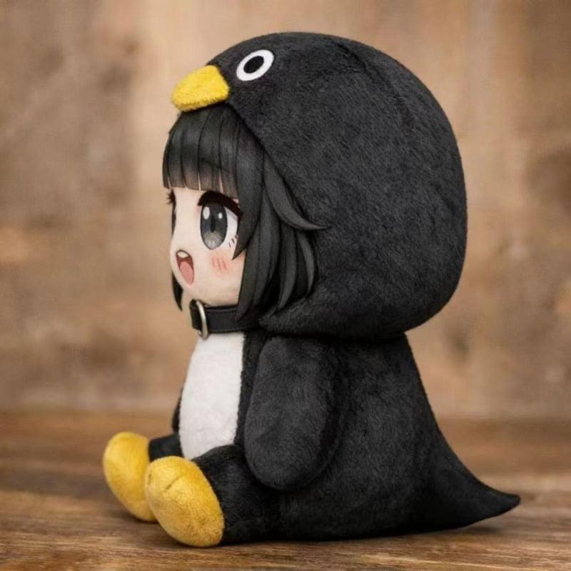 Cute Gugu Gaga Plush Doll 25cm Penguin Gugugaga Plush Hot Meme Peripheral Stuffed Toys Birthday Gift