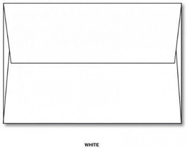 A2 White Envelopes 24lb Square Flap (4 3/8 X 5 3/4) (100)