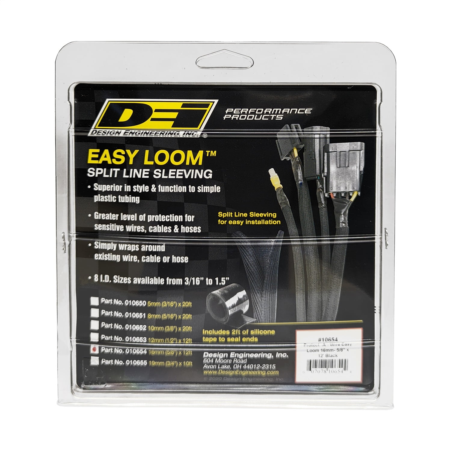 Design Engineering Easy Loom Split Wire Sleeve 1.5 Design Engineering Easy Loom Split Wire Sleeve 1.5