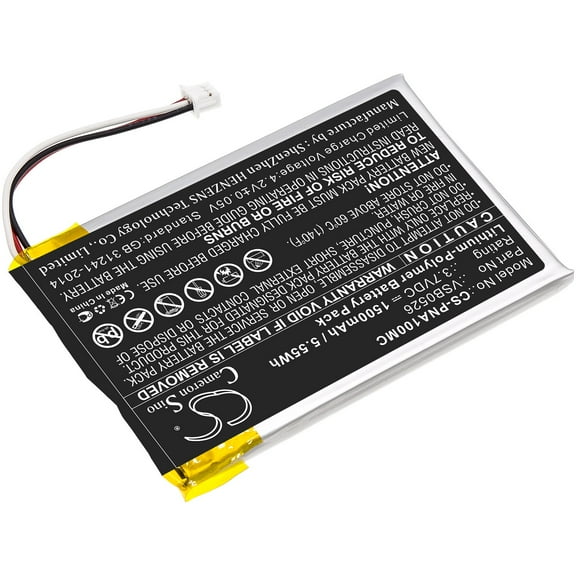 VSB0526 Battery for Panasonic HX-A100, HX-A1M, HX-A100-H, HX-A500, HX-A500-D, HX-A500-H, 1500mAh - sold by smavco
