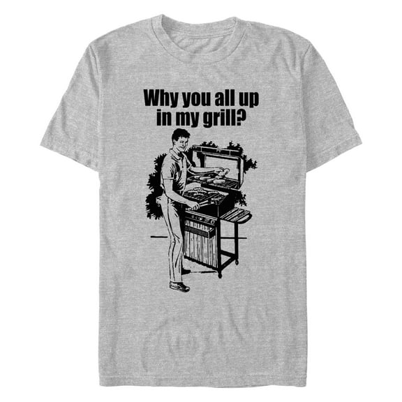 Men's Lost Gods Why You All Up in My Grill Graphic T-Shirt