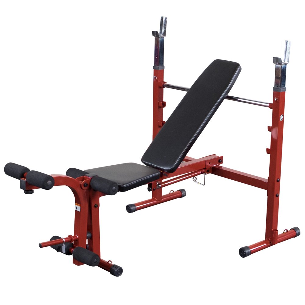 Best Fitness BFOB10 Olympic Bench with Leg Developer