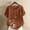 003 Coffee, variant on Hvot&aat Linen Tops for Women Casual Loose Fit Vintage Boho Blouse Oversize Crewneck Short Sleeve T-Shirts
