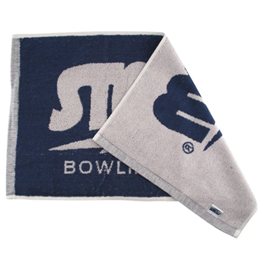 Storm Woven Bowling Towel Grey/Navy