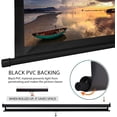 thumbnail image 4 of VIVOHOME 100 Inch Indoor & Outdoor Manual Pull Down Projector Screen, HD, Black, (Condition), 1 Count, 4 of 6