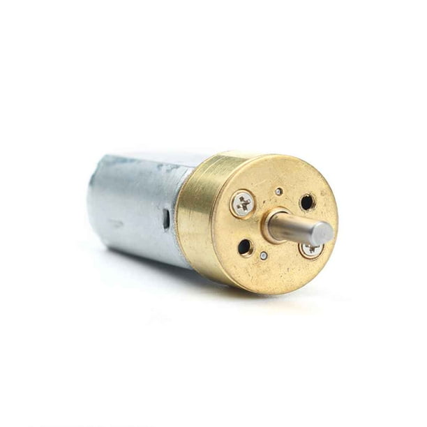 Scienceny Motor de engranaje de 12V, Motor de engranaje de CC de alto autoblocante para abridor de ventana, Motor de desaceleración de elevador de Artesanía 70RPM Scienceny GJ1883-02