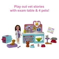 thumbnail image 5 of Barbie Doll Chelsea Pet Vet Playset with Brunette Doll, 2 Puppies, 1 Kitty, 1 Bird and 18 Pieces, 5 of 8