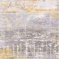 thumbnail image 6 of HomeRoots 548483 7 x 9 ft. Gray & Yellow Abstract Non Skid Rectangle Machine Woven Area Rug, 6 of 8