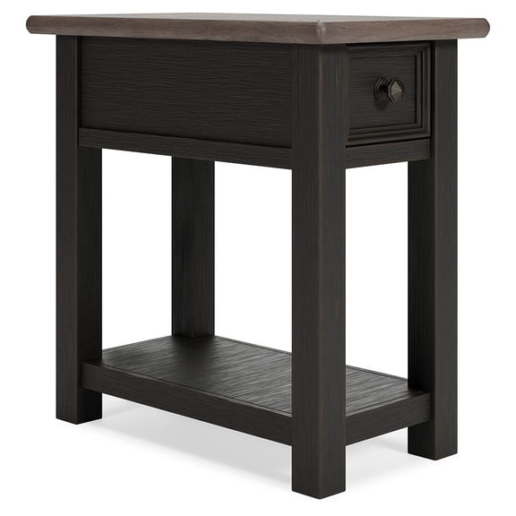 Signature Design by Ashley Casual Tyler Creek Chairside End Table Two-tone