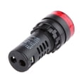 thumbnail image 1 of 2Pcs Buzzer Alarm with Red LED Signal Light Flashing Warning Light Panel Lamp, DC 12V, 1 of 3