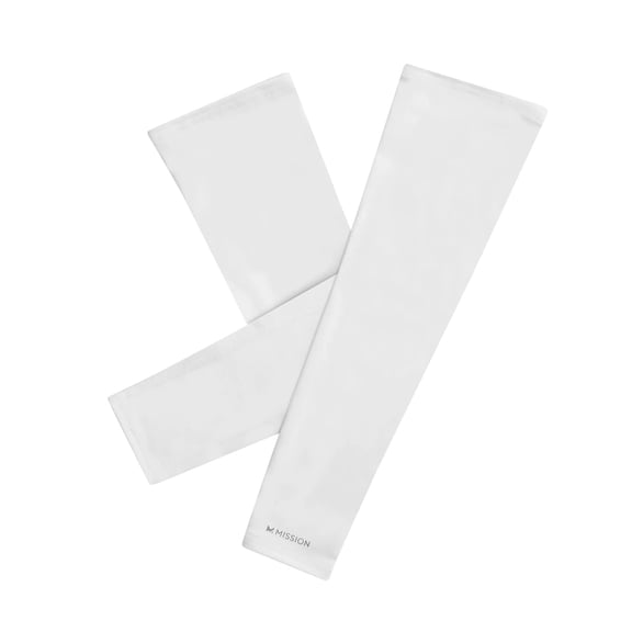 MISSION Cooling Sun Sleeves - White