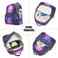 thumbnail image 5 of FORMRS Mini Backpack Purse for Women Travel Daypack Casual Shoulder Bag, Pink Neon Road, 5 of 7