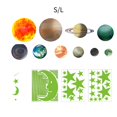 thumbnail image 3 of Moyic Adhesivo de pared de PVC Adhesivo de pared luminoso 9 Planet Sistema solar Adhesivos de pared Adhesivo planetario Fácil de usar Conjunto de Decoración del hogar S Moyic HA025257-01, 3 of 6