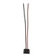 thumbnail image 1 of Cable de energía CUTICAT Conector USB C Conector hembra Convertidor de Cable de alimentación a Cable de 2 pines Electrodo positivo rojo accesorio de Electrodo Negro Negro sin terminal, 1 of 8