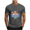thumbnail image 2 of Tops para hombre, blusas y camisas de cuello redondo y manga corta para hombre, camisetas deportivas con estampados casuales para el Día de la Madre, blusas de cuello redondo y manga corta, blusas de, 2 of 5