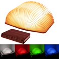 thumbnail image 1 of Lámpara plegable Book Light Vergissm de madera mejorada de 5 colores, 1 of 6