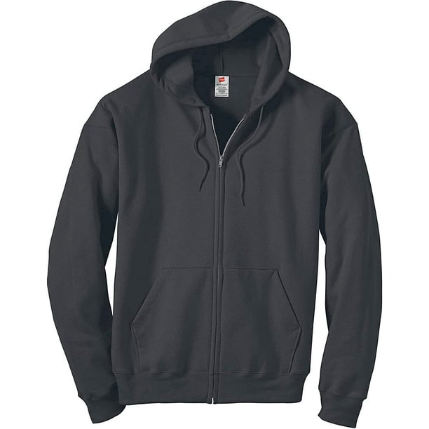 Hanes Men's And Big Men's Ecosmart Fleece Full Zip Hooded Jacket, Up To ...