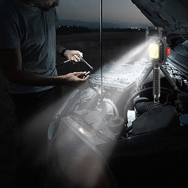 TIMIFIS Multifunctional Lamp Hot Selling Outdoor Portable Camping Light Mini Keychain Lighting Wrench Bottle Opener New Home Essentials