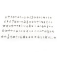 thumbnail image 2 of 100pcs Mixed Pattern Tibetan Silver Charm Accessories Parts Pendants Craft Making, 2 of 14