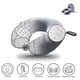 thumbnail image 4 of Almohada de viaje, almohada para el cuello en forma de U de espuma viscoelástica 100% pura, reposacabezas portátil súper liviano, ideal para silla de avión, automóvil, hogar, oficina, almohada para, 4 of 7
