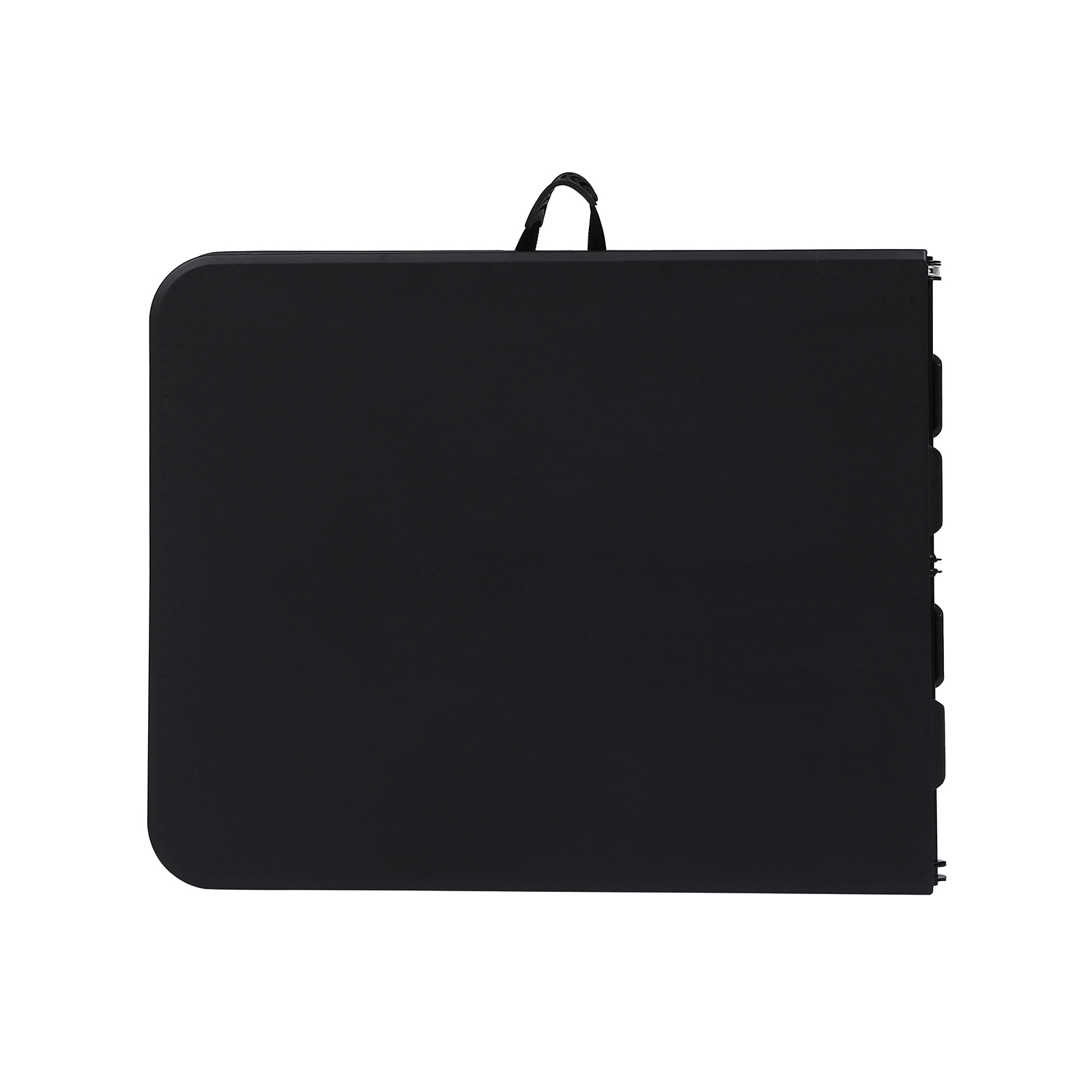 HONGGE 6ft Folding Table, Black Portable Plastic Table for Parties, Camping, Events & Outdoor Gatherings