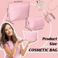 thumbnail image 2 of Set de bolsas de maquillaje Huhumy Cute Cosmetic Pouch para mujer (2 unidades), 2 of 7